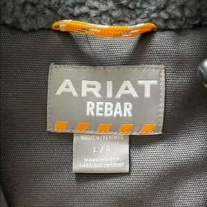 Ariat Rebar Gray and Orange Jacket